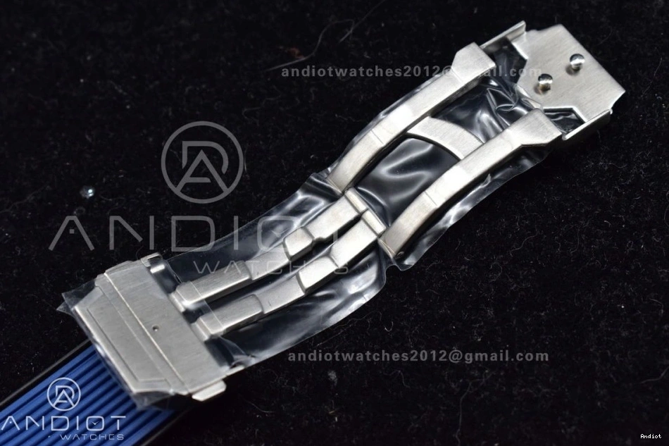 Edition Blue Strap Skeleton Titanium 1:1 Big on Unico Best A1280 Hublot Rubber Dial ZF Blue Bang 0514